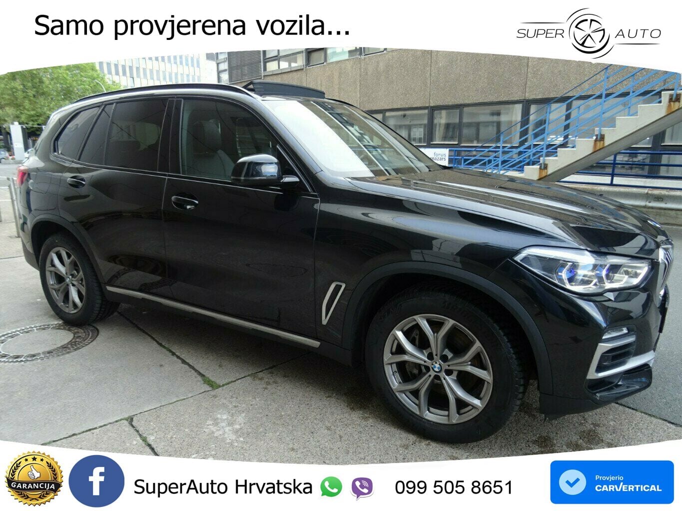 BMW X5 30d (286 KS) xDrive Steptronic ZRAČNI+ACC+GR SJED+KAM+PANO