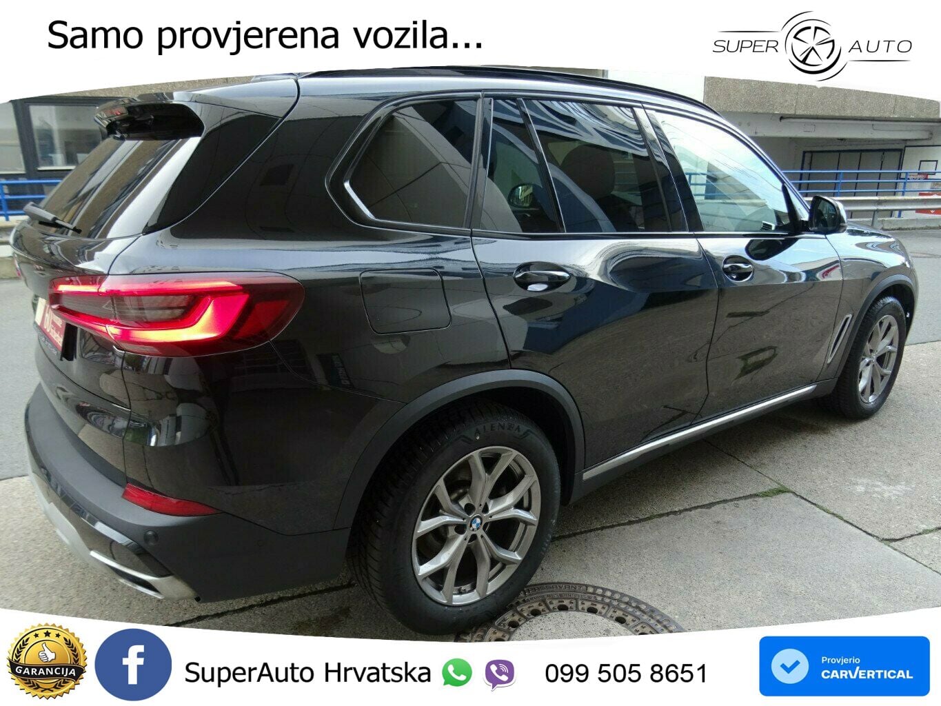 BMW X5 30d (286 KS) xDrive Steptronic ZRAČNI+ACC+GR SJED+KAM+PANO