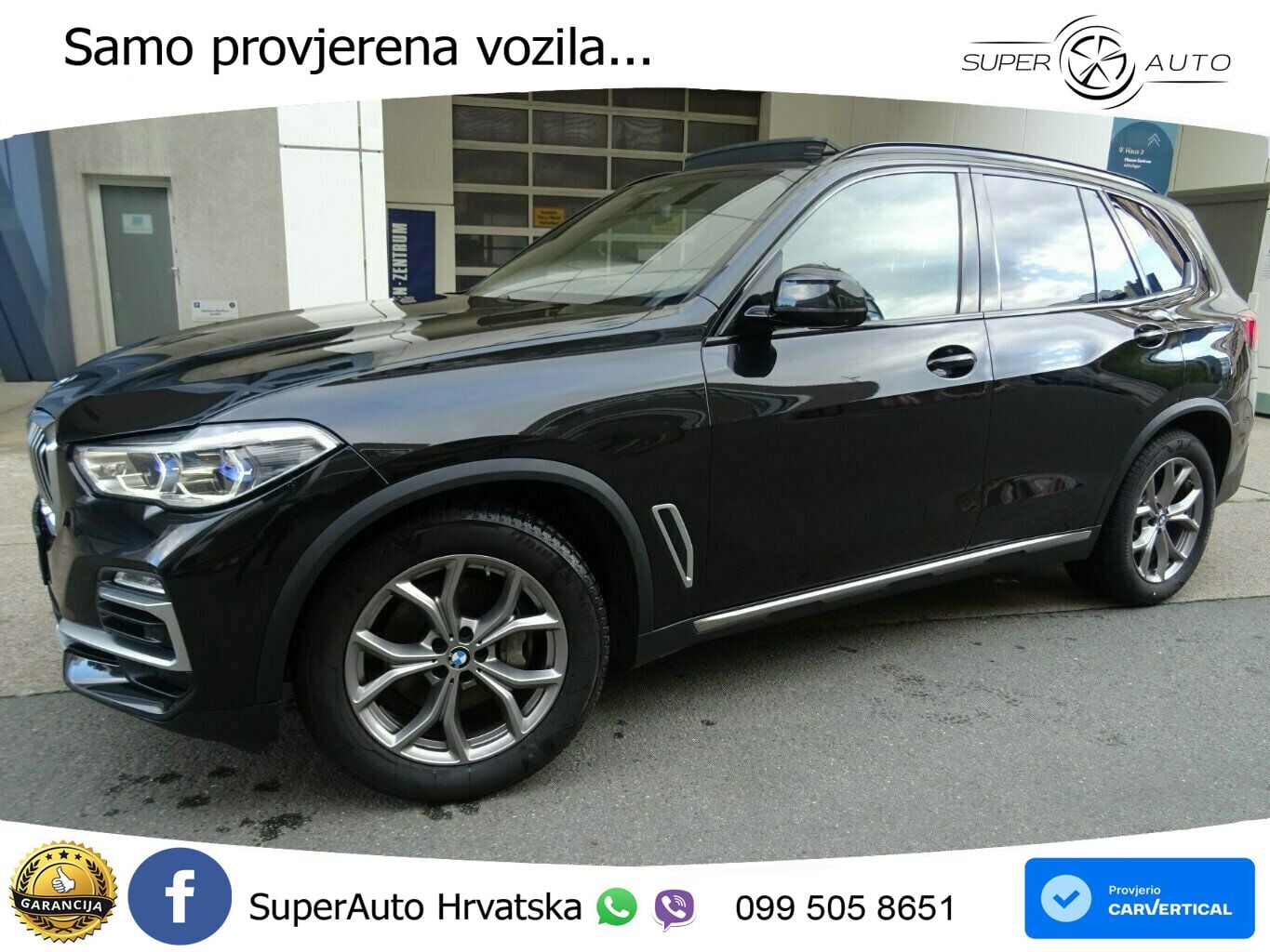 BMW X5 30d (286 KS) xDrive Steptronic ZRAČNI+ACC+GR SJED+KAM+PANO