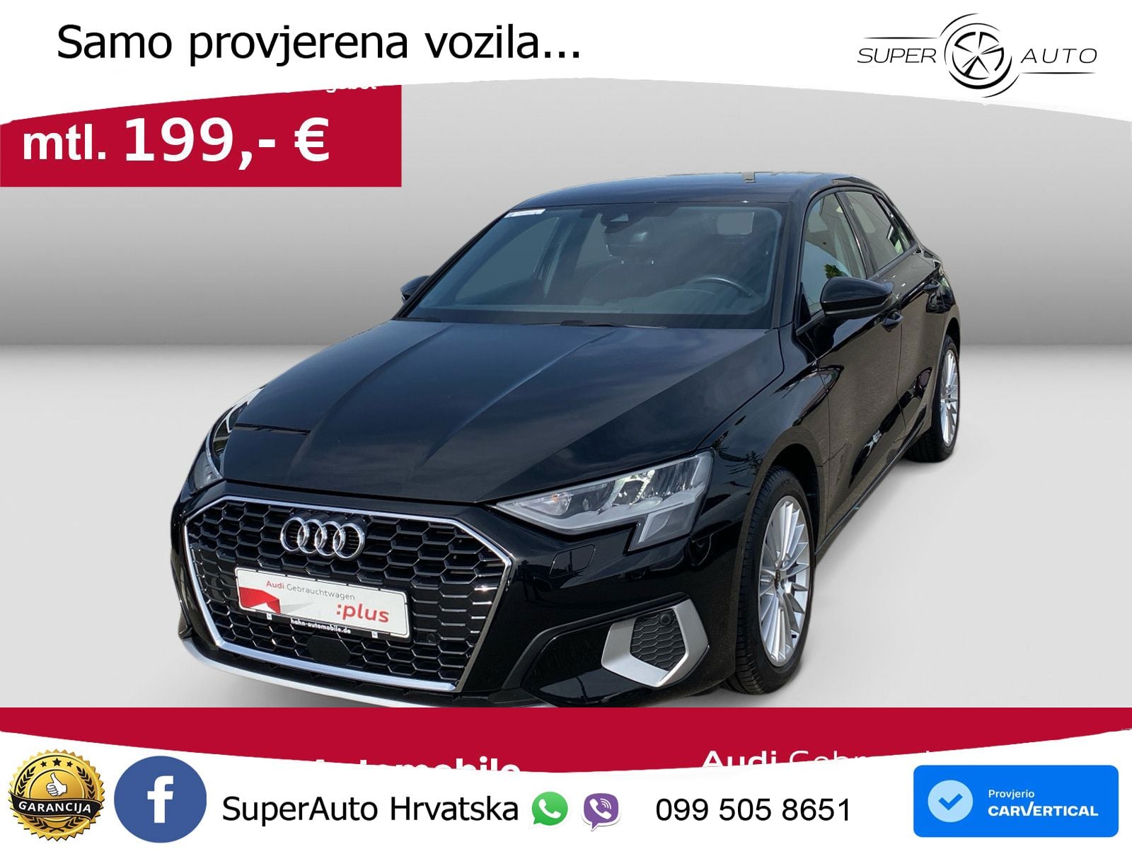 Audi A3 30 TDI (116 KS) advanced LED+GR SJED+ACC
