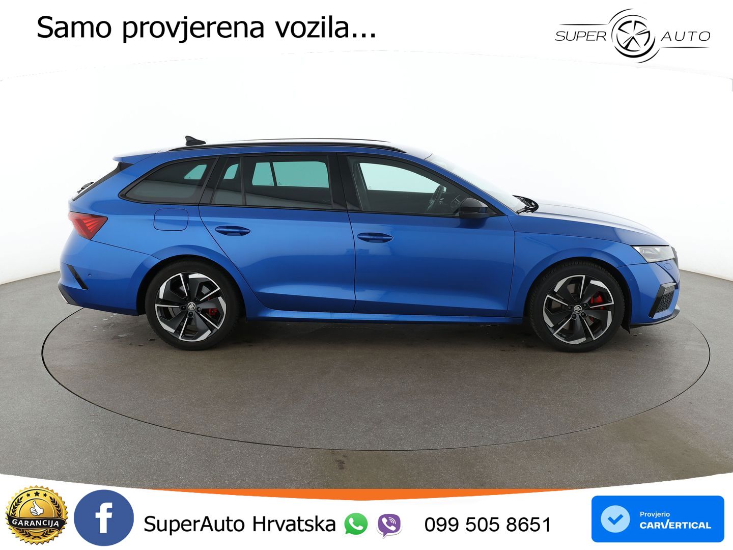 Škoda Octavia Combi RS 2.0 TSI (245 KS) DSG LED+GR SJED+ACC