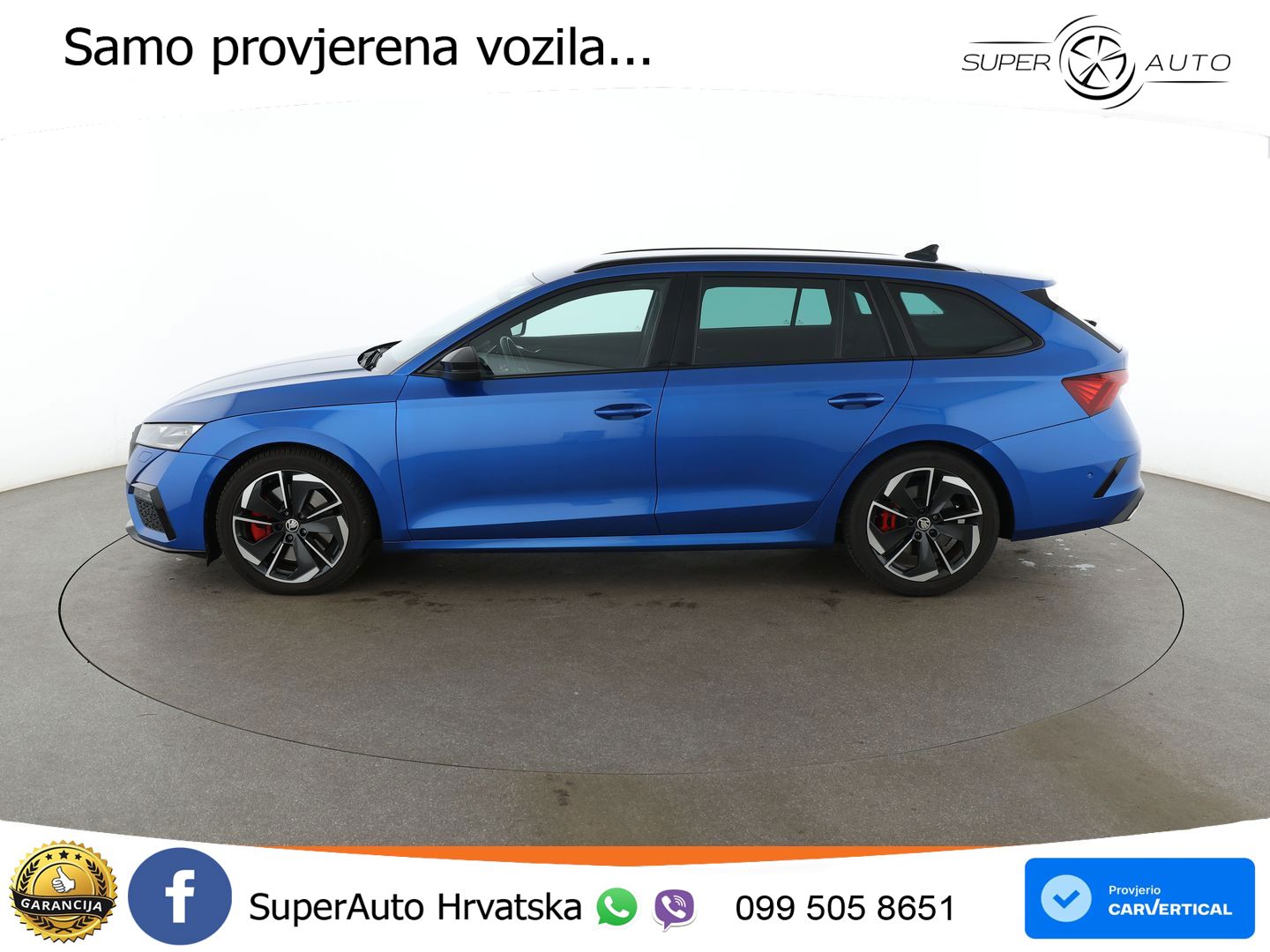 Škoda Octavia Combi RS 2.0 TSI (245 KS) DSG LED+GR SJED+ACC