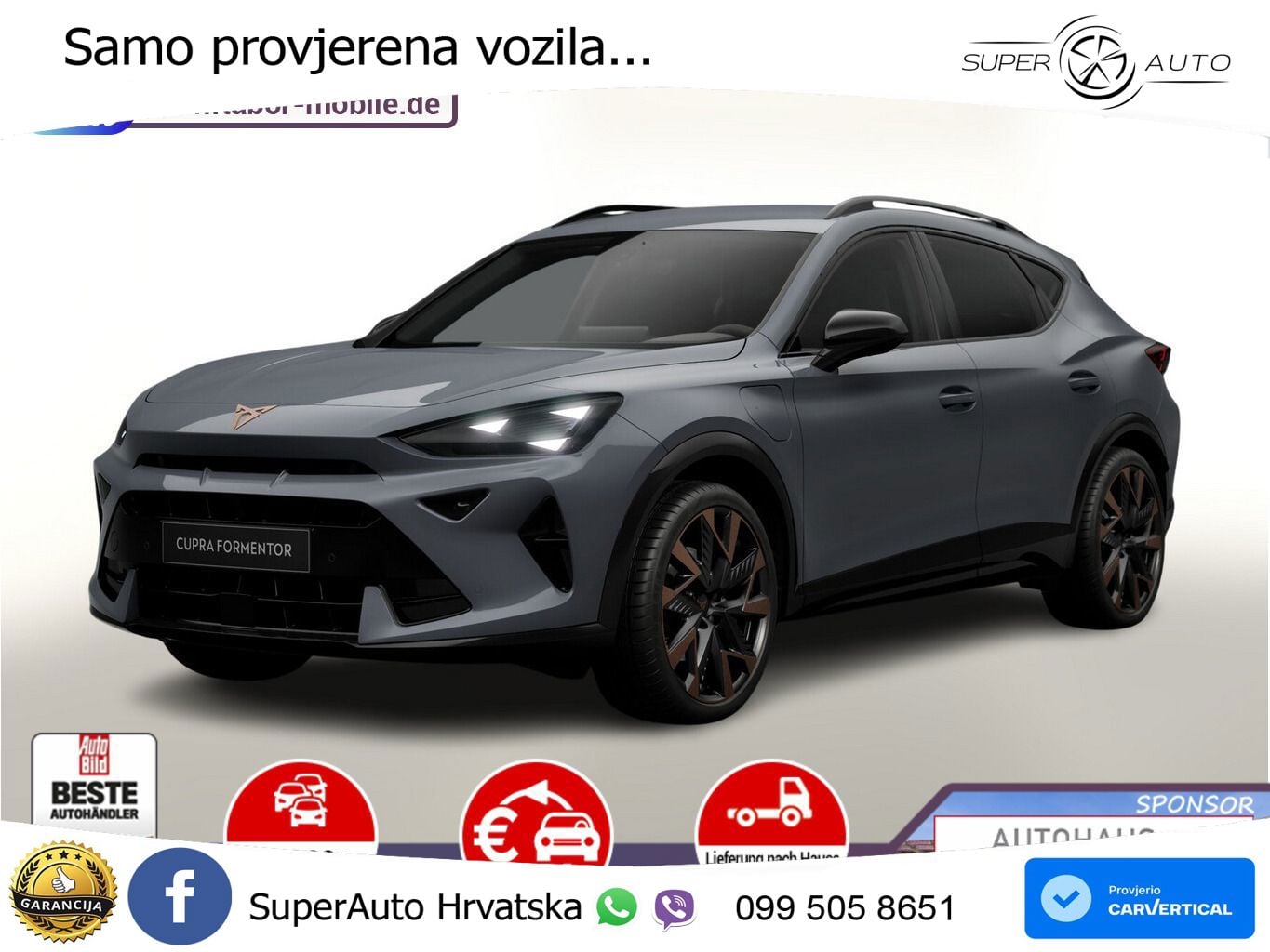 Cupra Formentor 1.5 TSI (204 KS) e-Hybrid DSG LED+ACC