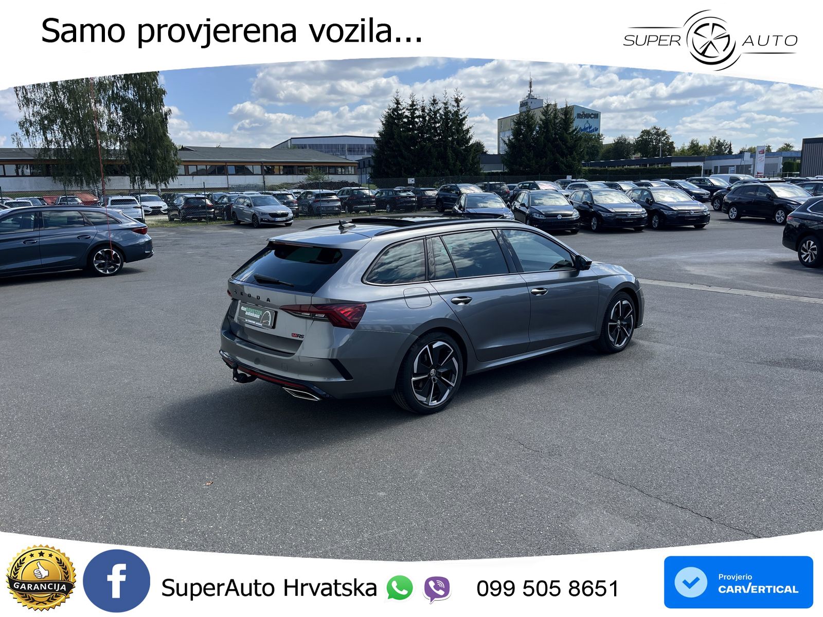 Škoda Octavia Combi RS 2.0 TDI (200 KS) DSG LED+GR SJED+ACC