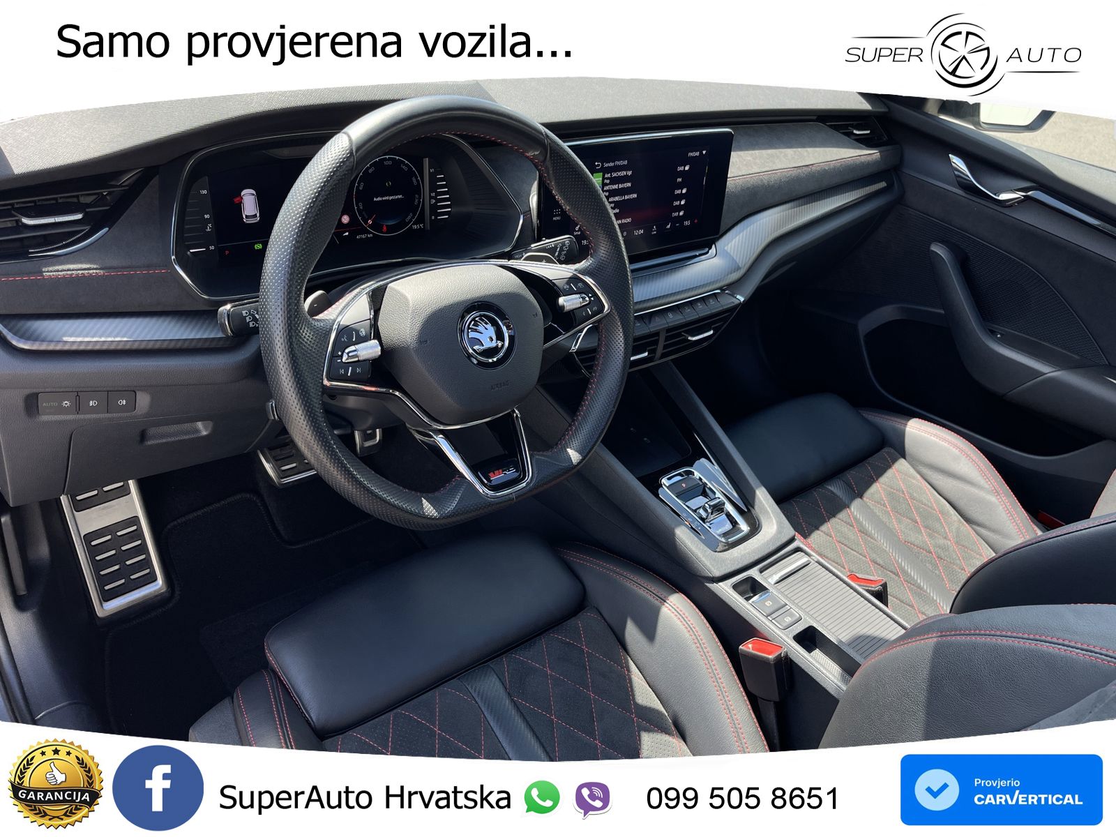 Škoda Octavia Combi RS 2.0 TDI (200 KS) DSG LED+GR SJED+ACC
