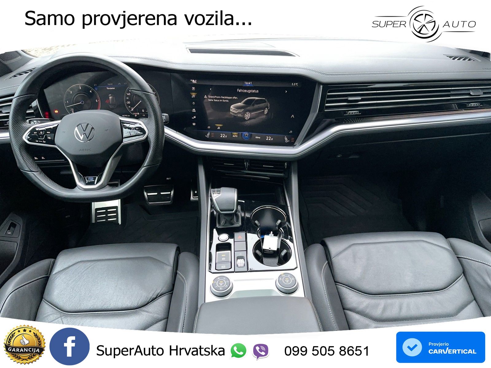 Volkswagen Touareg 3.0 V6 TDI (231 KS) 4MOTION Tiptronic R-Line ZRAČNI+ACC+GR SJED+KAM+PANO