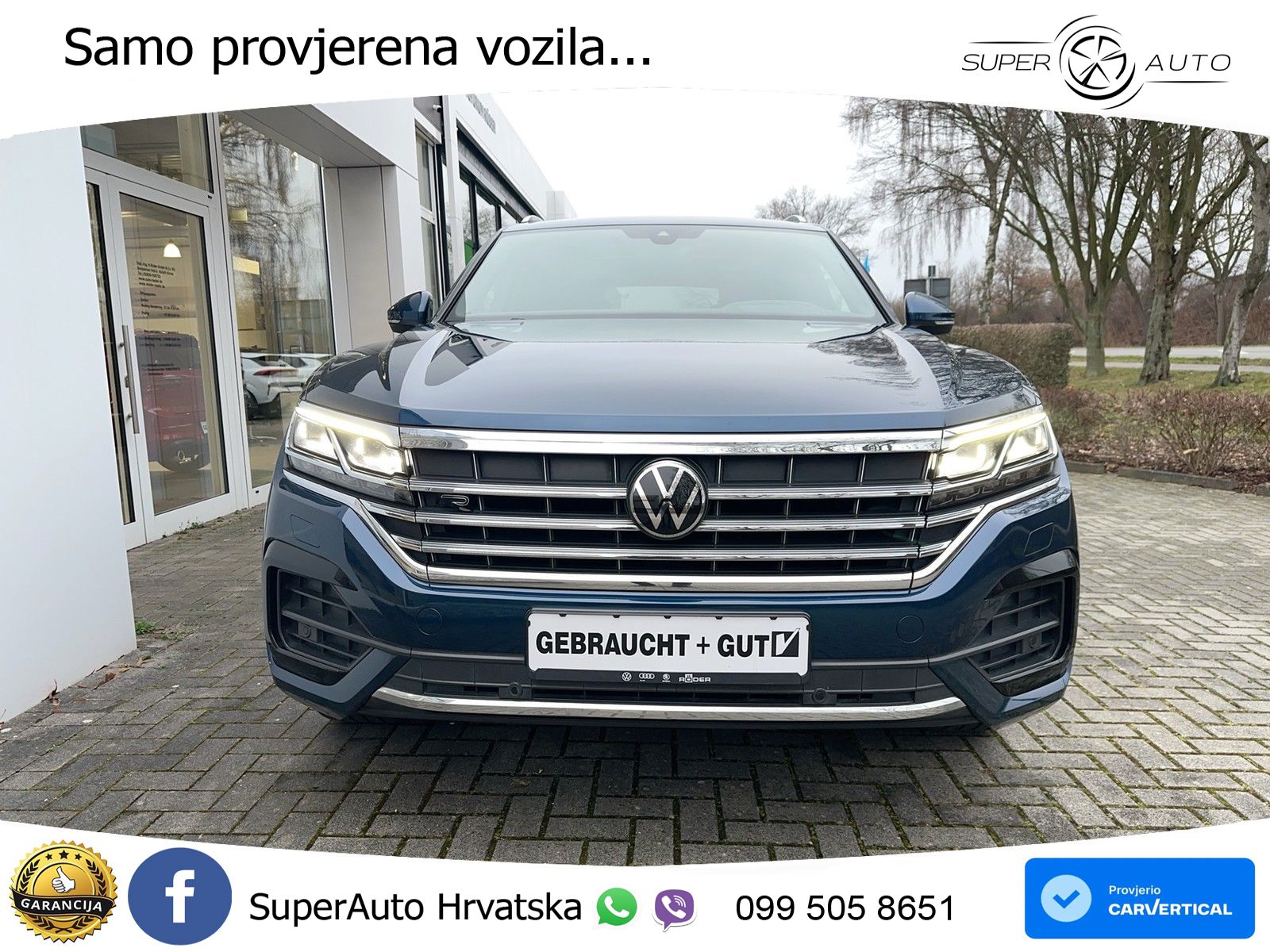Volkswagen Touareg 3.0 V6 TDI (231 KS) 4MOTION Tiptronic R-Line ZRAČNI+ACC+GR SJED+KAM+PANO