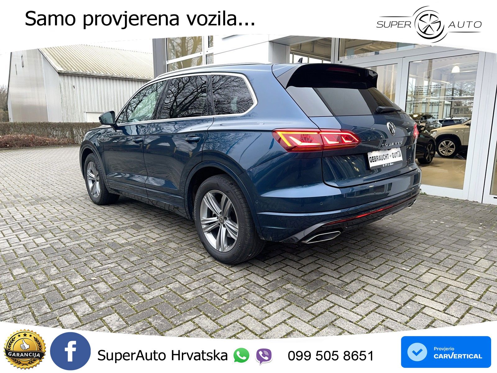 Volkswagen Touareg 3.0 V6 TDI (231 KS) 4MOTION Tiptronic R-Line ZRAČNI+ACC+GR SJED+KAM+PANO