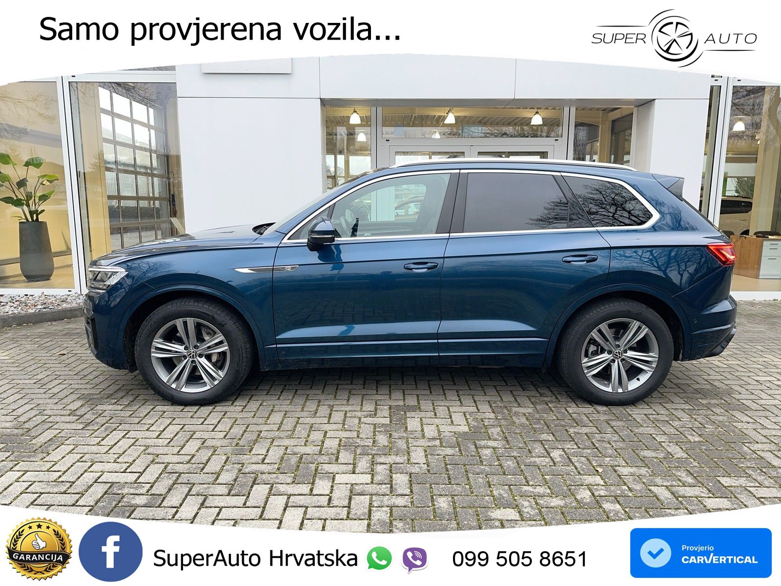 Volkswagen Touareg 3.0 V6 TDI (231 KS) 4MOTION Tiptronic R-Line ZRAČNI+ACC+GR SJED+KAM+PANO