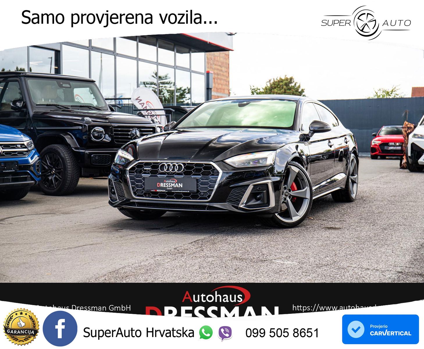 Audi A5 Sportback 40 TDI (204 KS) quattro S tronic S line LED+GR SJED+ACC