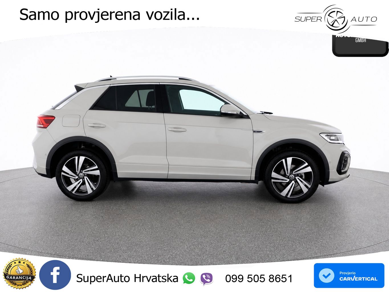 Volkswagen T-Roc 1.5 TSI (150 KS) DSG R-Line LED+GR SJED+ACC