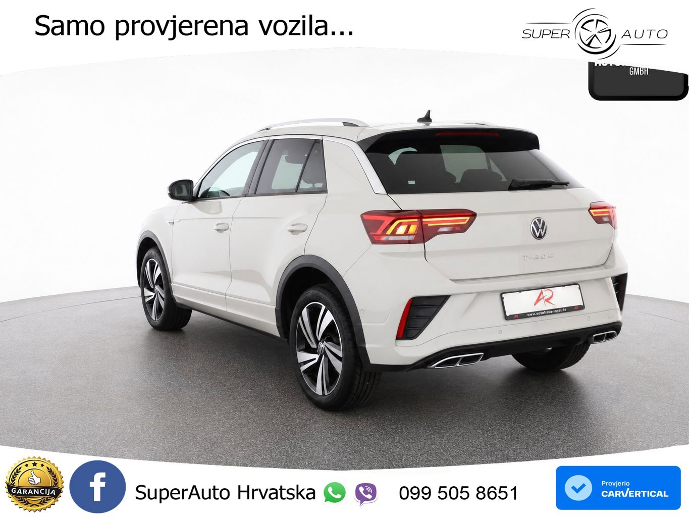 Volkswagen T-Roc 1.5 TSI (150 KS) DSG R-Line LED+GR SJED+ACC