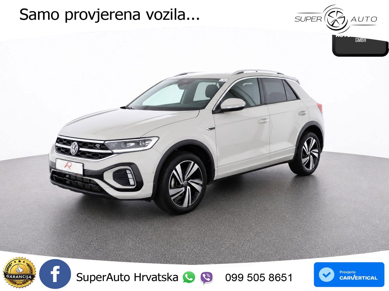 Volkswagen T-Roc 1.5 TSI (150 KS) DSG R-Line LED+GR SJED+ACC
