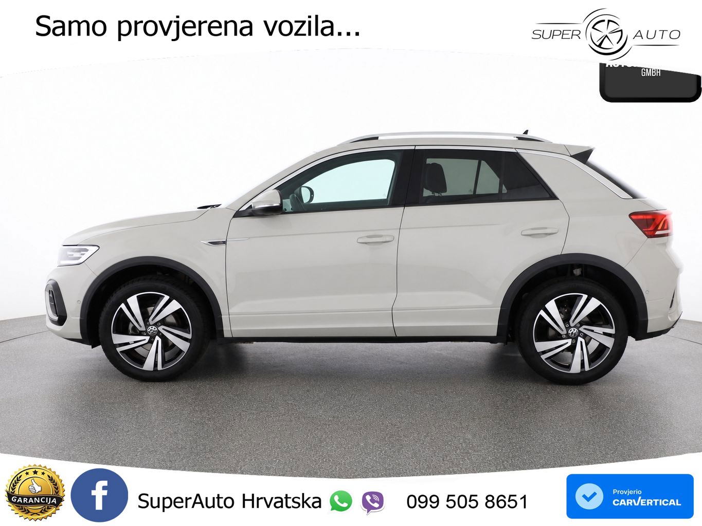 Volkswagen T-Roc 1.5 TSI (150 KS) DSG R-Line LED+GR SJED+ACC