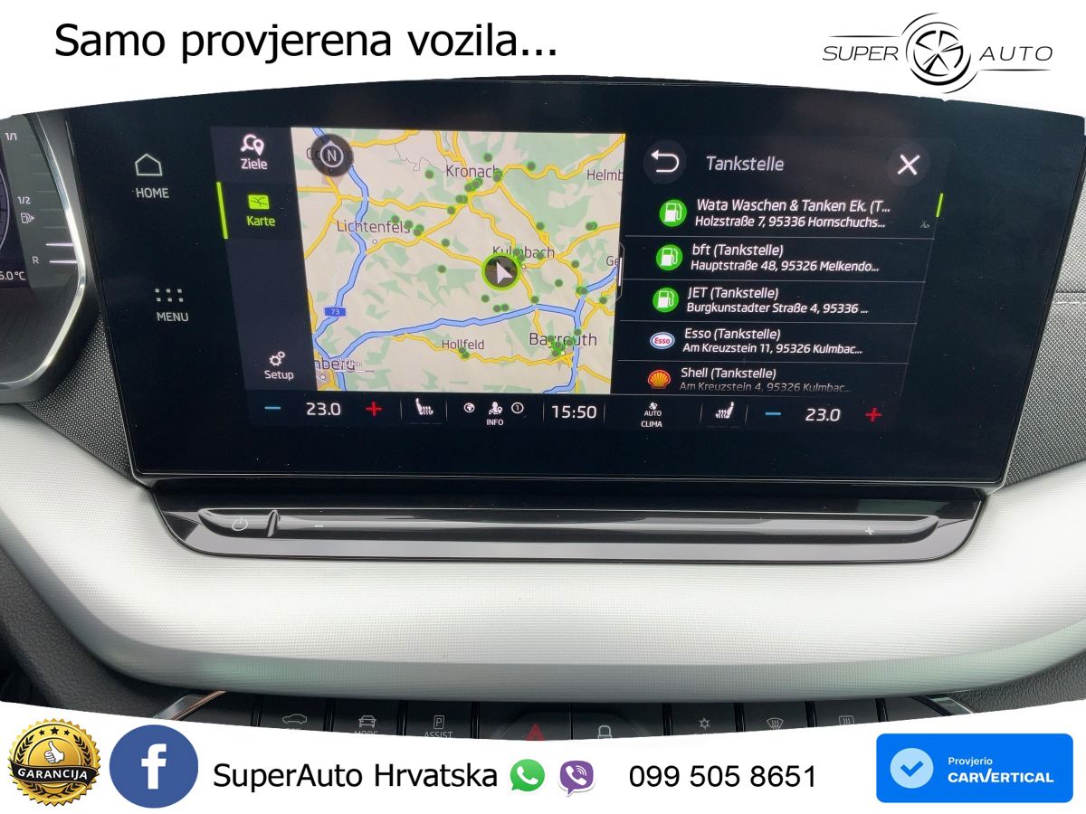 Škoda Octavia Combi 2.0 TDI (150 KS) DSG LED+GR SJED+ACC