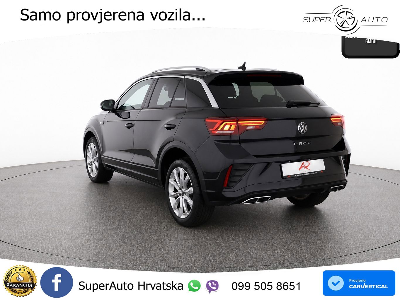 Volkswagen T-Roc 1.5 TSI (150 KS) DSG R-Line LED+GR SJED+ACC