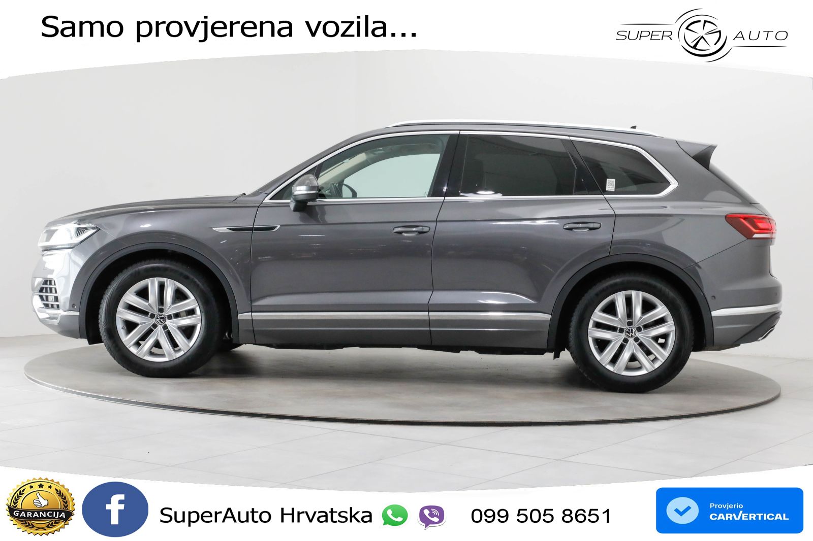 Volkswagen Touareg 3.0 V6 TDI (231 KS) 4MOTION Tiptronic ZRAČNI+ACC+4xGR SJED+KAM