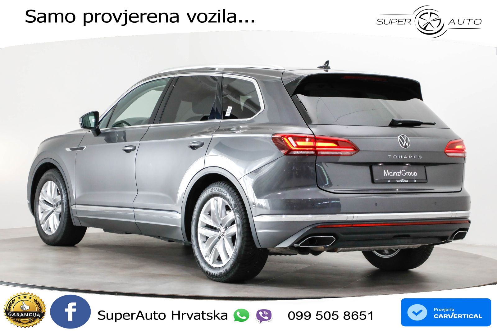 Volkswagen Touareg 3.0 V6 TDI (231 KS) 4MOTION Tiptronic ZRAČNI+ACC+4xGR SJED+KAM