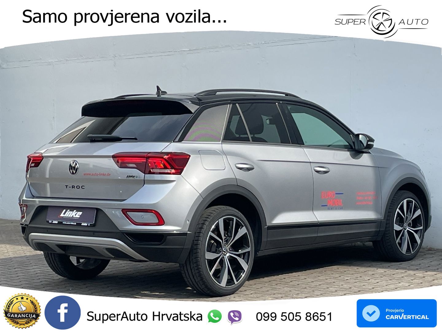 Volkswagen T-Roc I 2.0 TDI (150 KS) DSG LED+GR SJED+ACC
