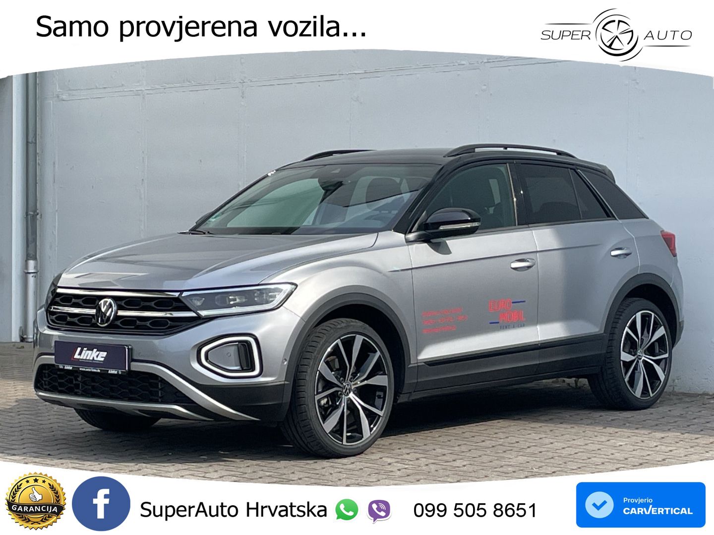 Volkswagen T-Roc I 2.0 TDI (150 KS) DSG LED+GR SJED+ACC