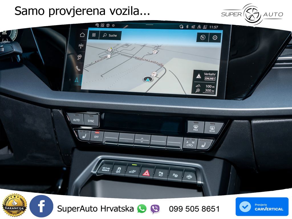 Audi A3 Sportback 40 TFSI e (204 KS) Plug-in Hybrid S tronic advanced MATRIX+GR SJED+KAM