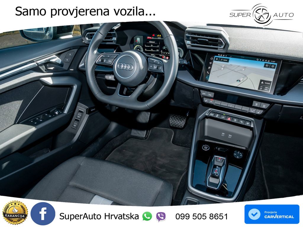 Audi A3 Sportback 40 TFSI e (204 KS) Plug-in Hybrid S tronic advanced MATRIX+GR SJED+KAM
