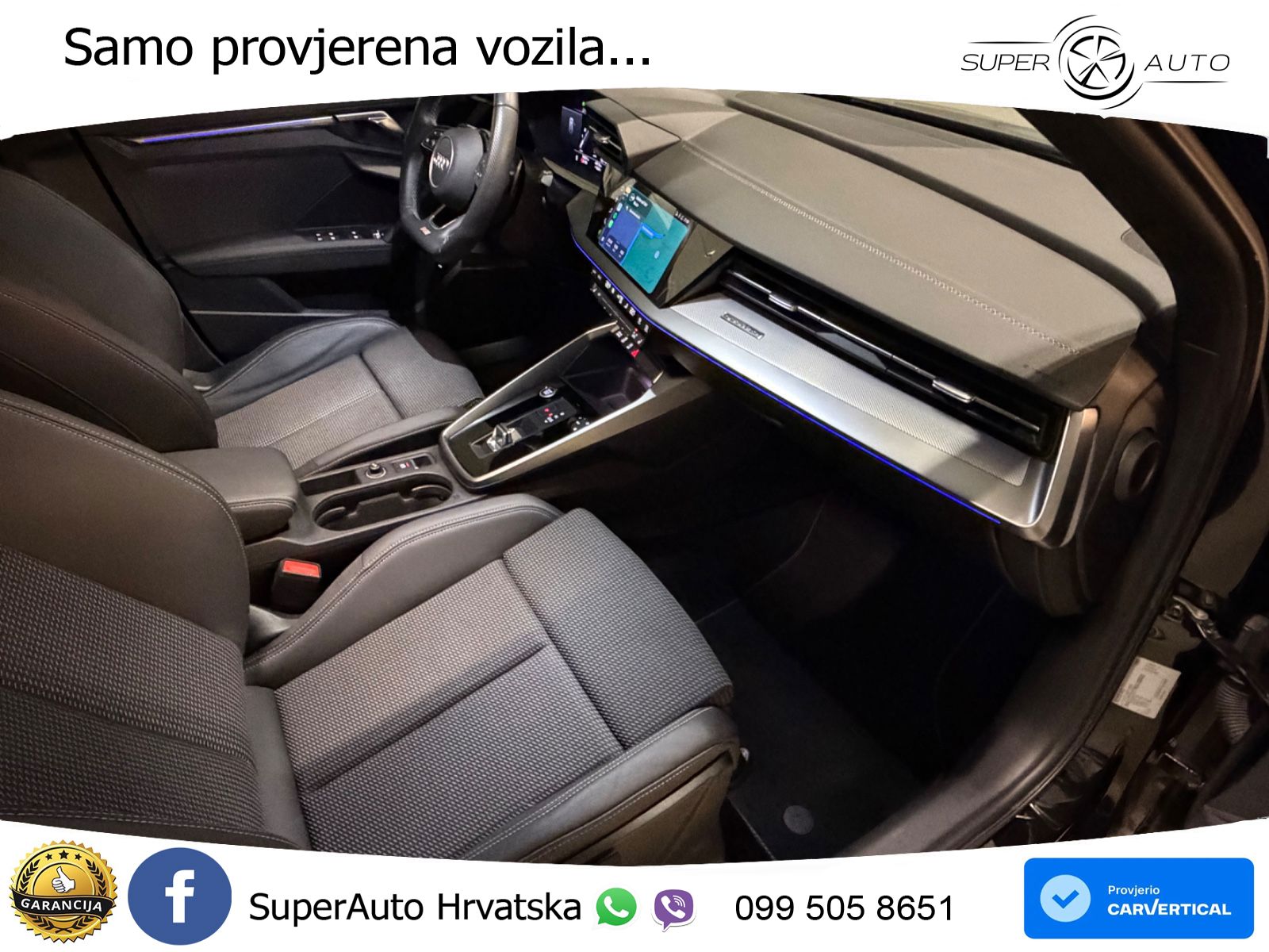 Audi A3 40 TFSI (190 KS) quattro S tronic S line LED+GR SJED+ACC