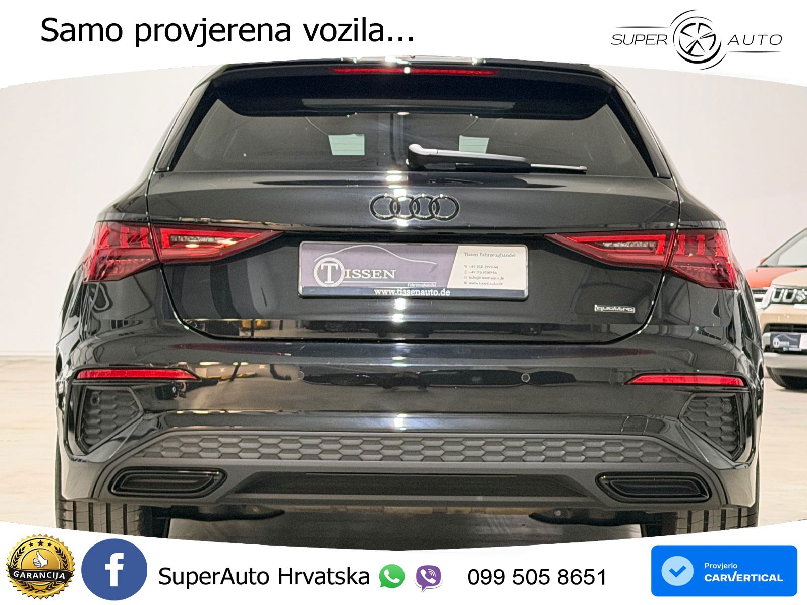 Audi A3 40 TFSI (190 KS) quattro S tronic S line LED+GR SJED+ACC