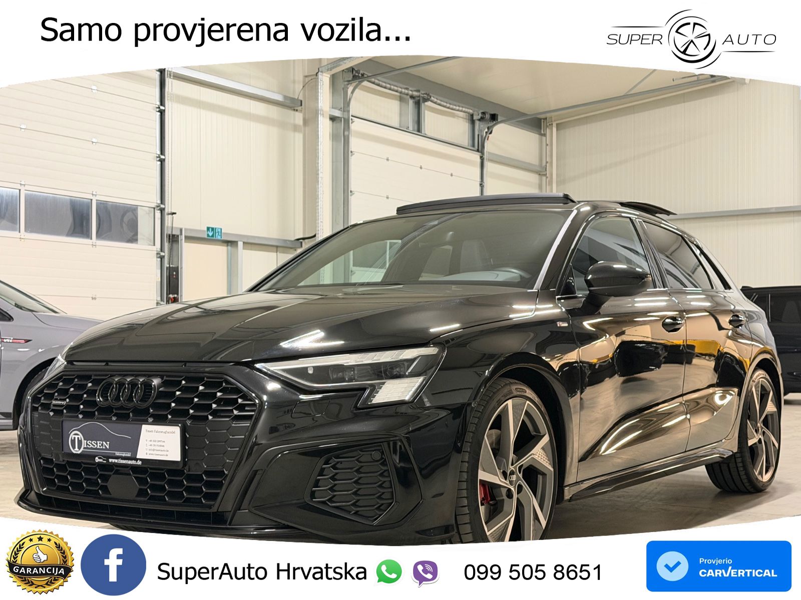 Audi A3 40 TFSI (190 KS) quattro S tronic S line LED+GR SJED+ACC