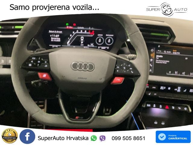 Audi RS3 Sedan 2.5 TFSI (400 KS) quattro S tronic LED+GR SJED+ACC