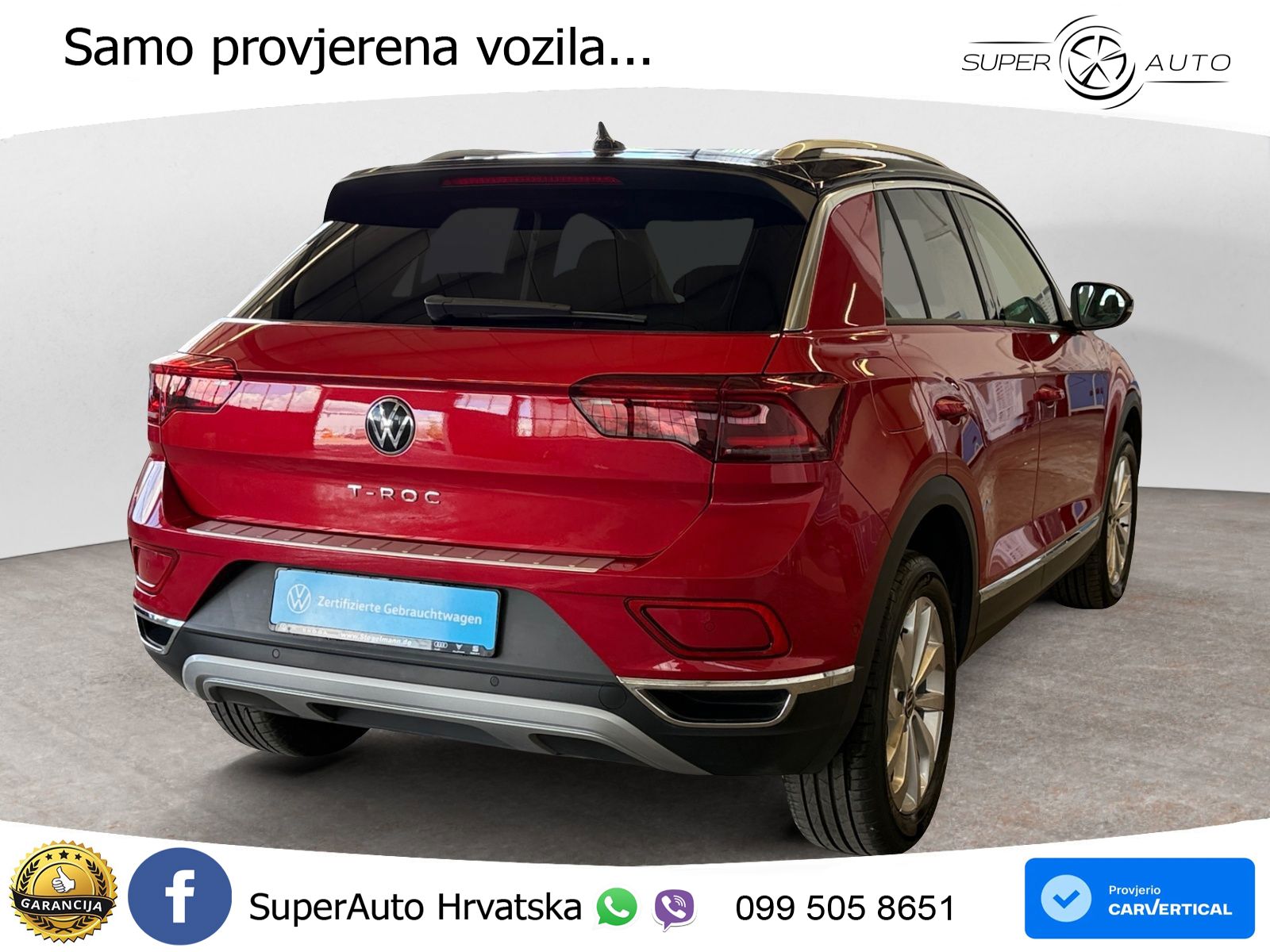 Volkswagen T-Roc I 2.0 TDI (150 KS) DSG LED+GR SJED+ACC