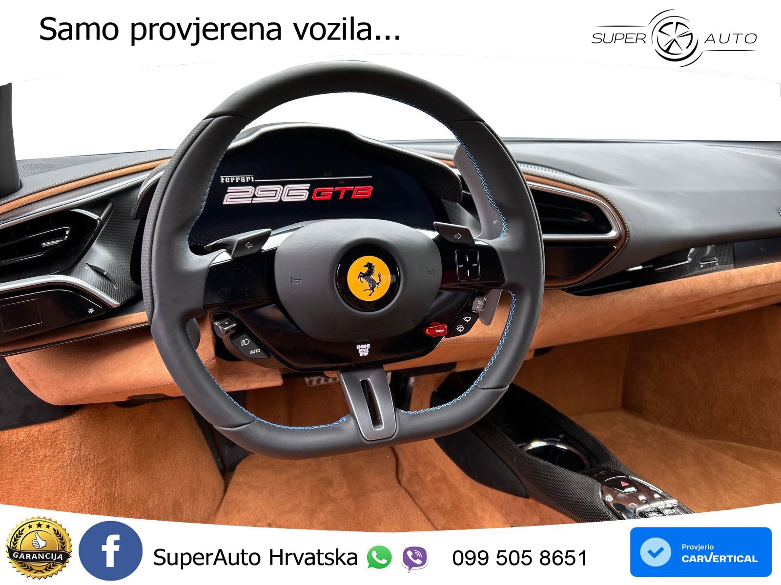 Ferrari 296 GTB 3.0 V6 (830 KS) F1 DCT