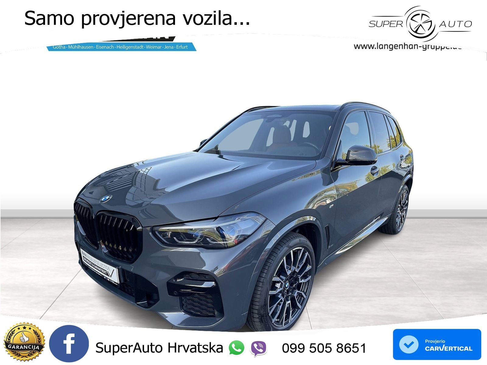 BMW X5 30d (286 KS) xDrive Steptronic M Sport ACC+HEAD+GR SJED+360+PANO