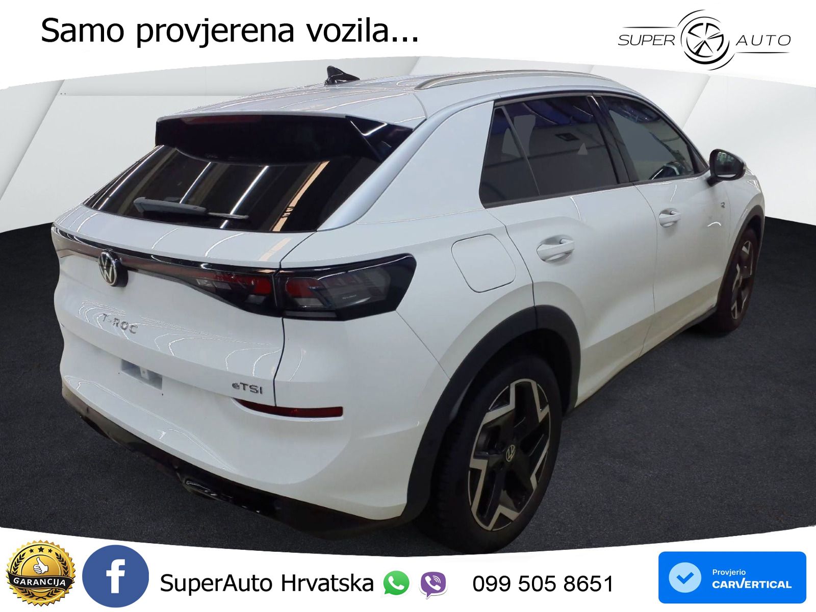Volkswagen T-Roc 1.5 eTSI (150 KS)  DSG R-Line LED+GR SJED+ACC