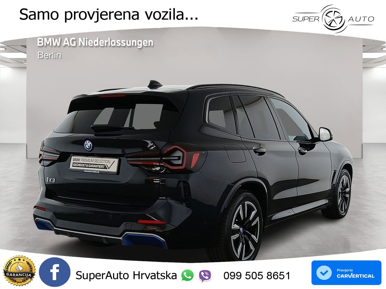 BMW iX3 80 kWh (286 KS)