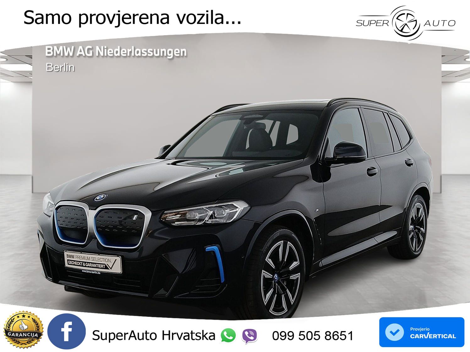 BMW iX3 80 kWh (286 KS)