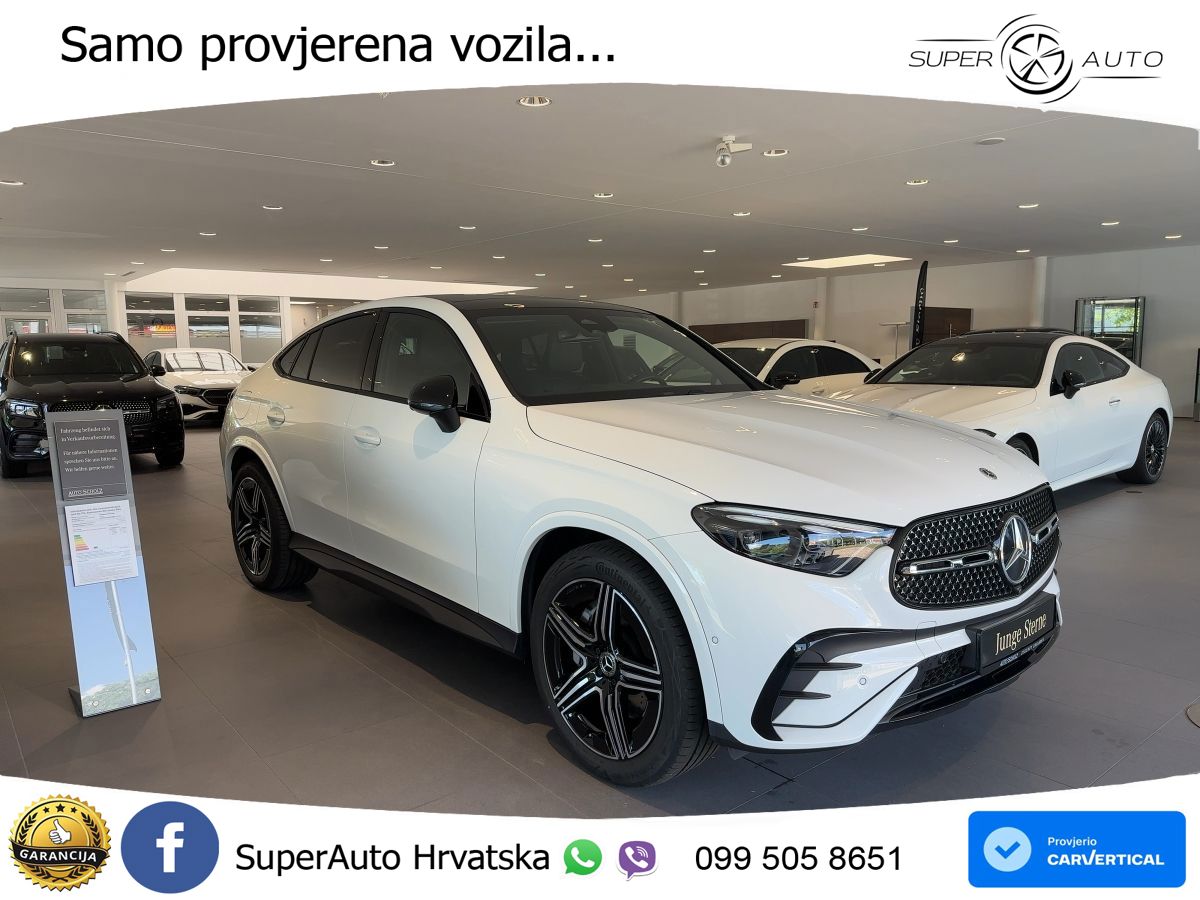 Mercedes GLC Coupe 220d (197 KS) 4MATIC 9G-TRONIC AMG ACC+GR SJED+360+PANO