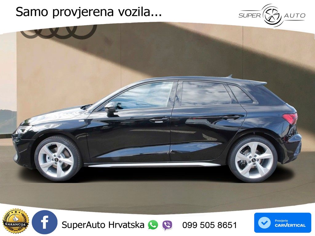 Audi A3 Sportback 40 TFSI (204 KS) quattro S tronic S line