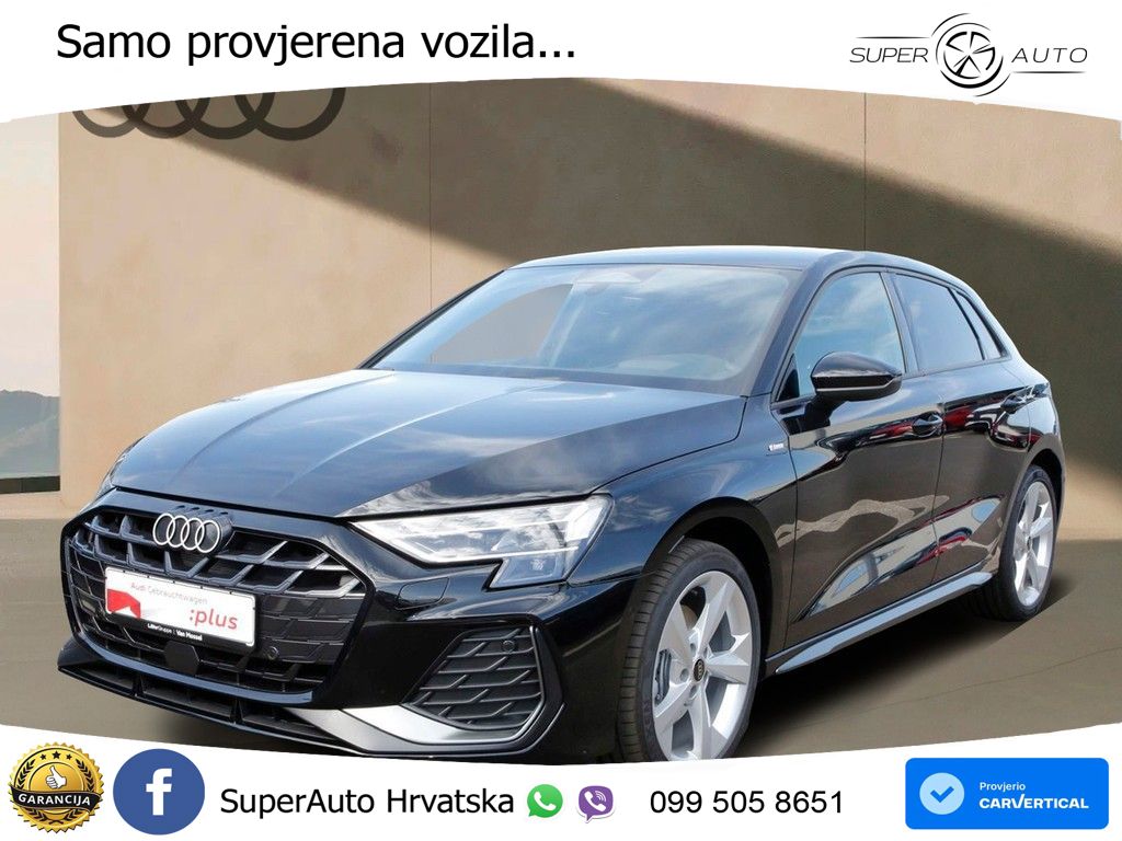 Audi A3 Sportback 40 TFSI (204 KS) quattro S tronic S line