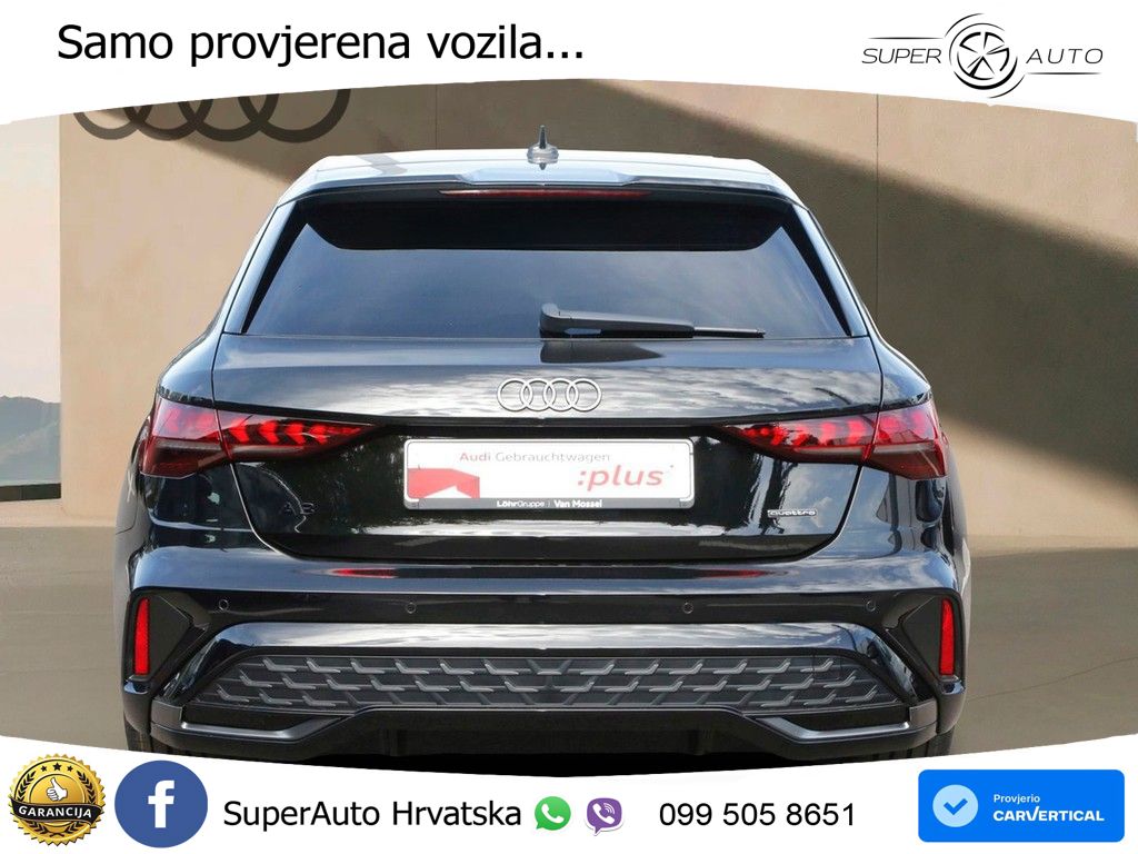 Audi A3 Sportback 40 TFSI (204 KS) quattro S tronic S line