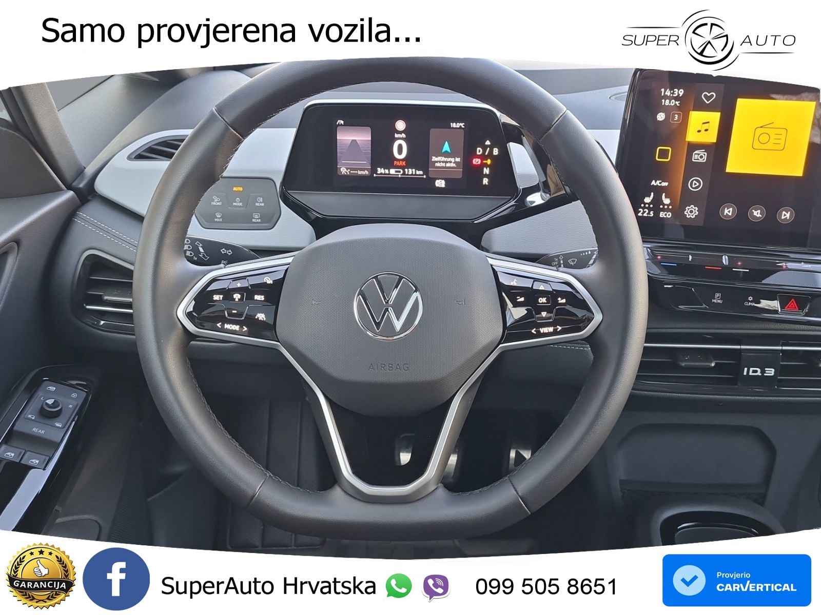 Volkswagen ID.3 Pro 62 kWh (204 KS) LED+GR SJED+ACC