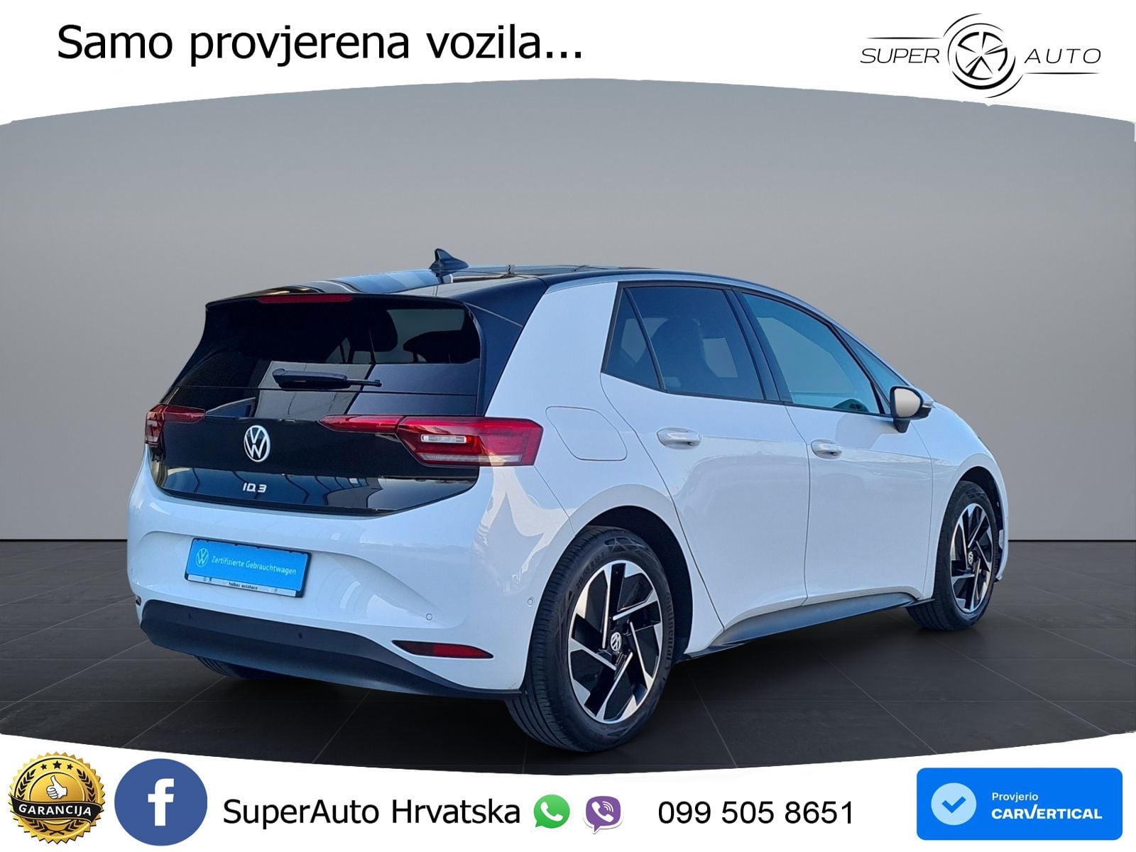 Volkswagen ID.3 Pro 62 kWh (204 KS) LED+GR SJED+ACC