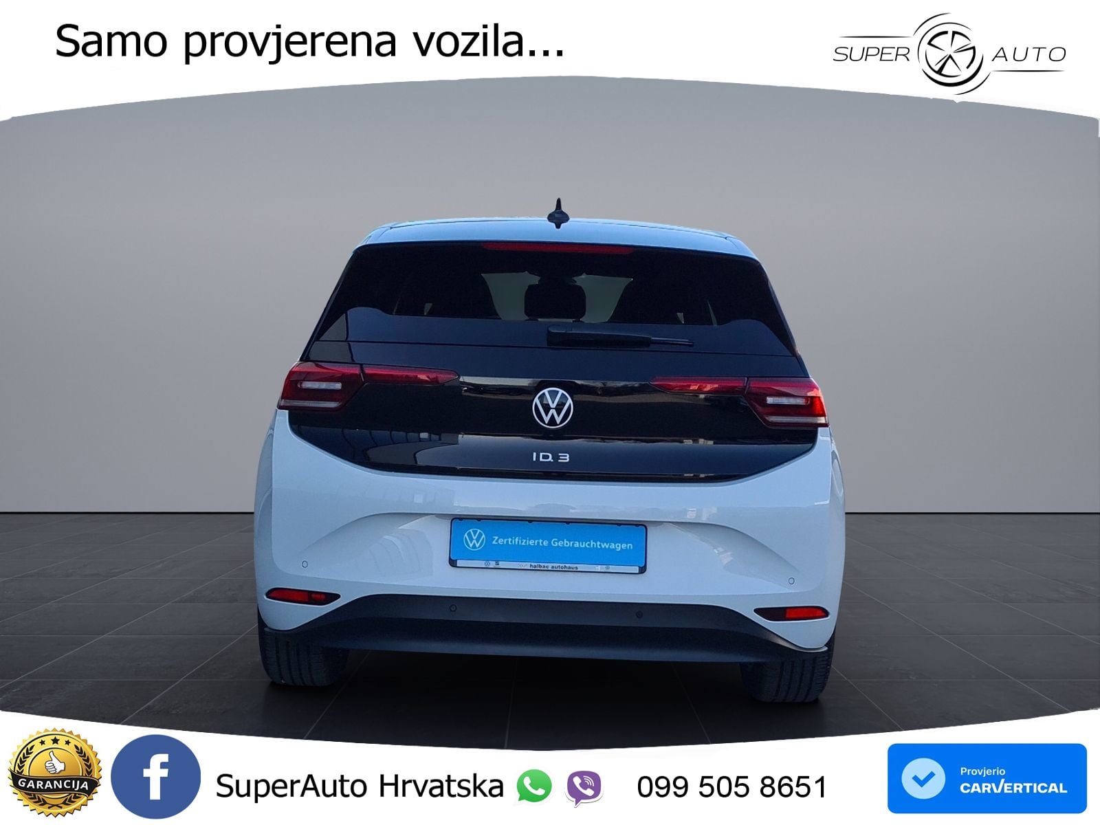 Volkswagen ID.3 Pro 62 kWh (204 KS) LED+GR SJED+ACC