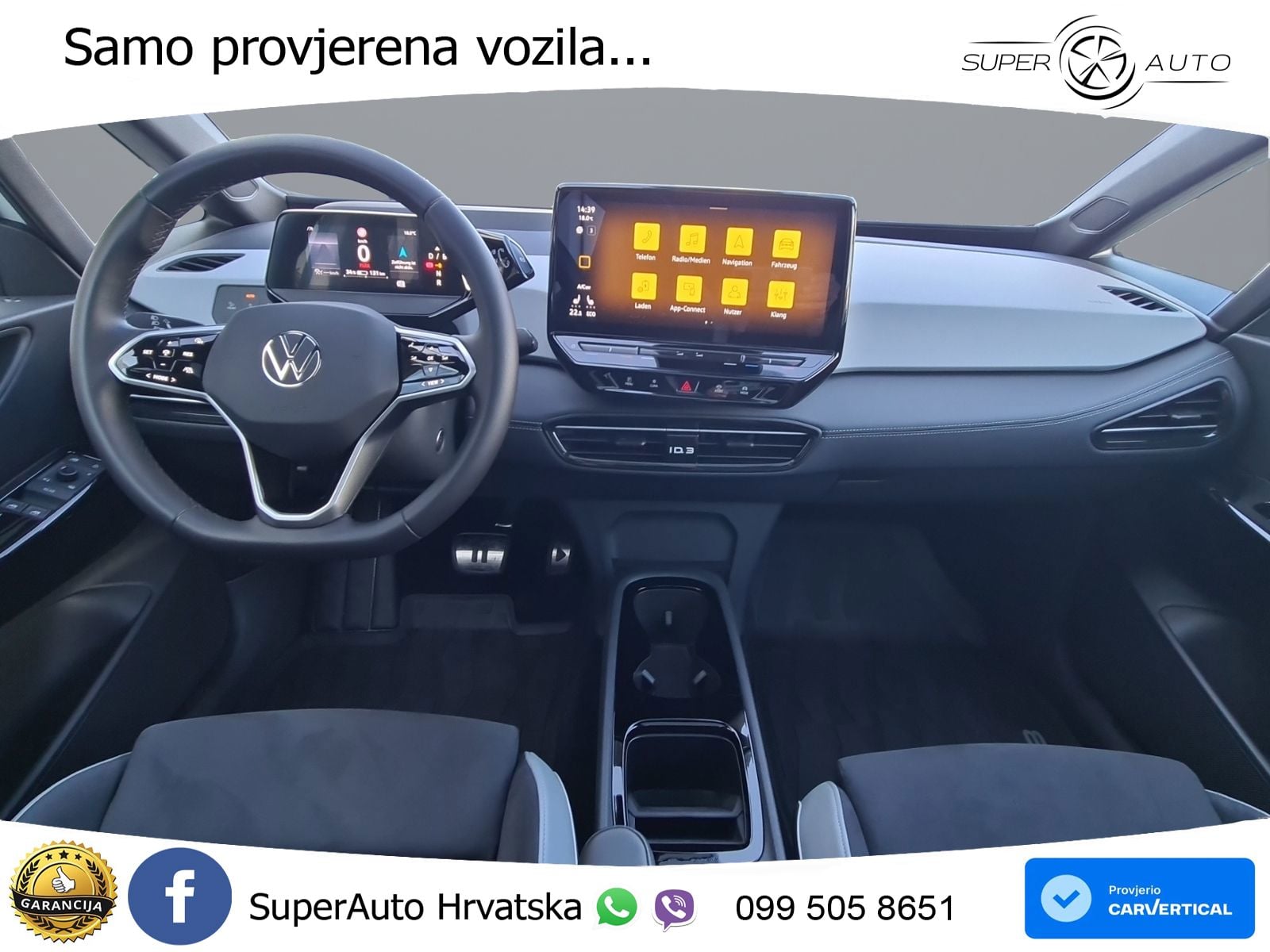 Volkswagen ID.3 Pro 62 kWh (204 KS) LED+GR SJED+ACC