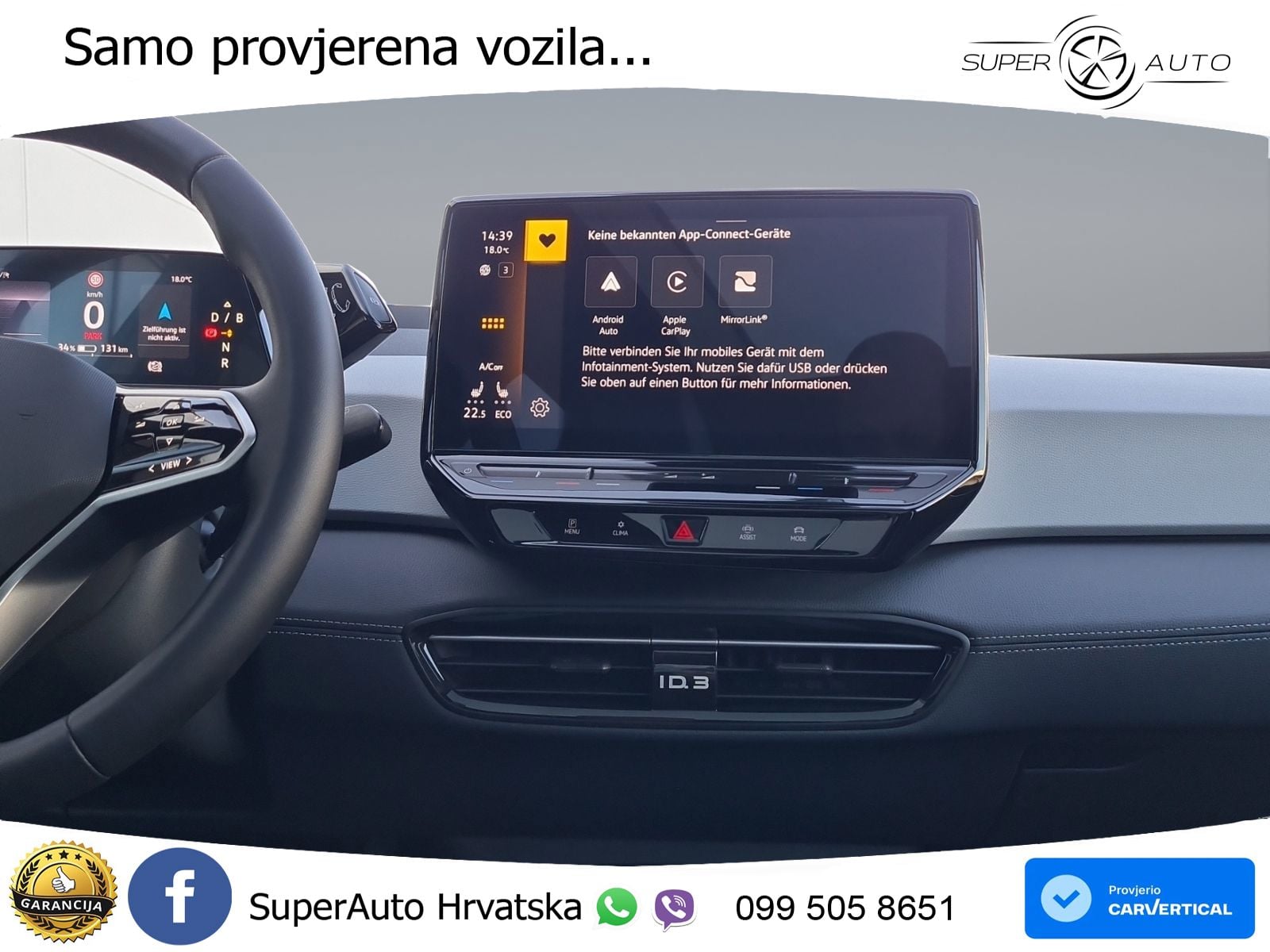 Volkswagen ID.3 Pro 62 kWh (204 KS) LED+GR SJED+ACC