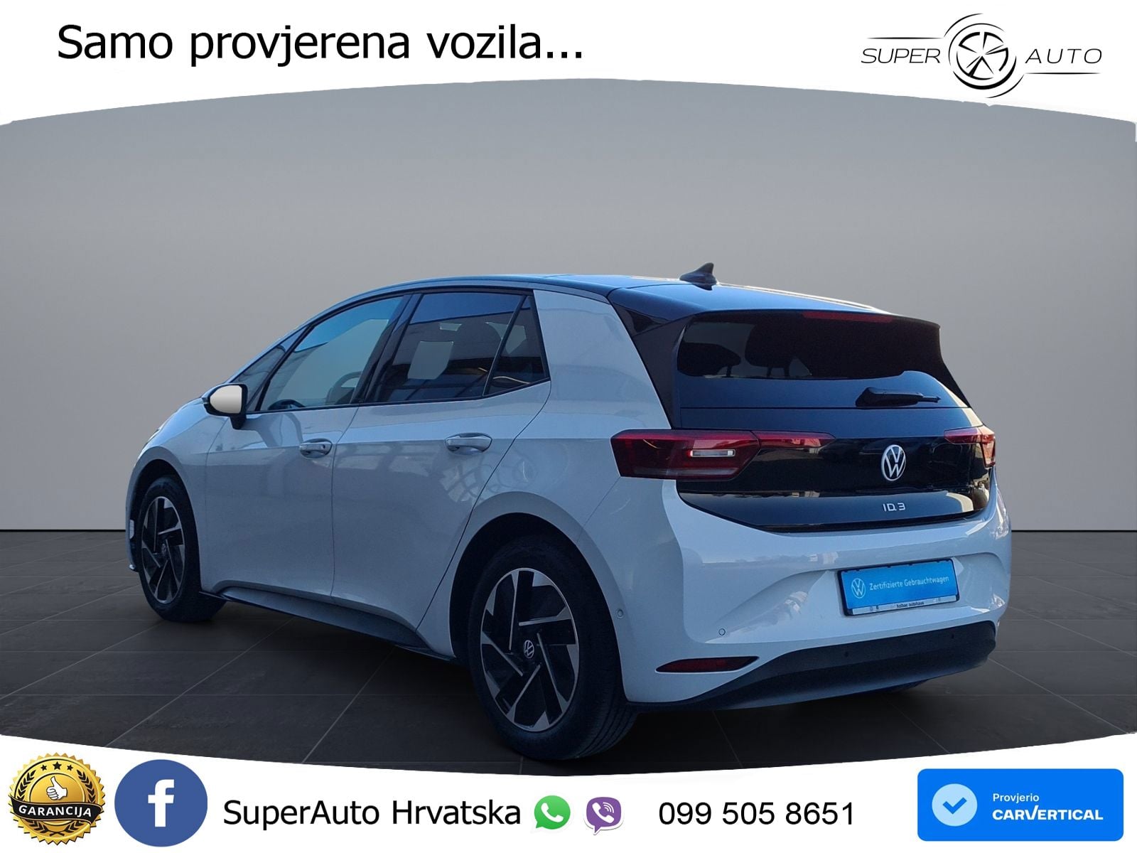 Volkswagen ID.3 Pro 62 kWh (204 KS) LED+GR SJED+ACC