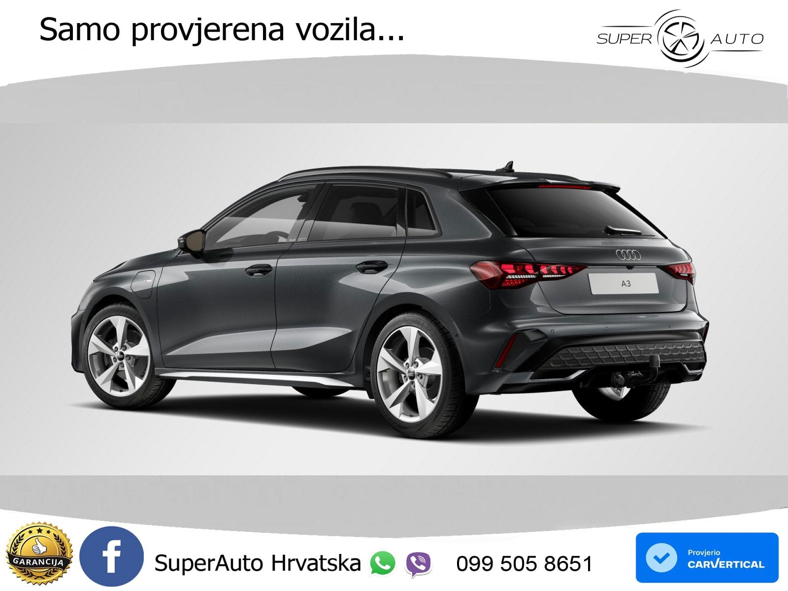 Audi A3 40 TFSIe (204 KS) S tronic S line LED+GR SJED+ACC