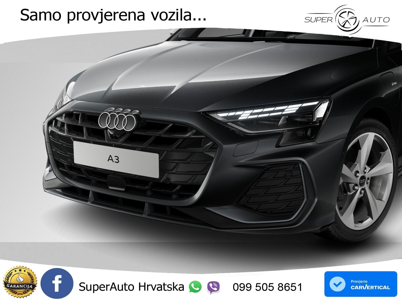 Audi A3 40 TFSIe (204 KS) S tronic S line LED+GR SJED+ACC