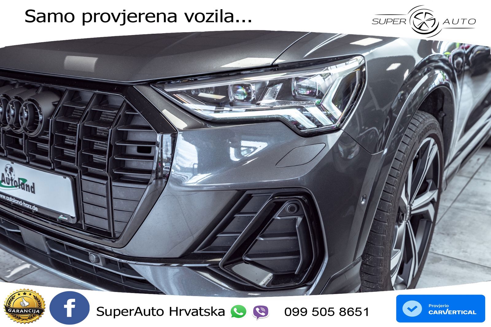 Audi Q3 40 TFSI (190 KS) quattro S tronic S line LED+GR SJED+ACC