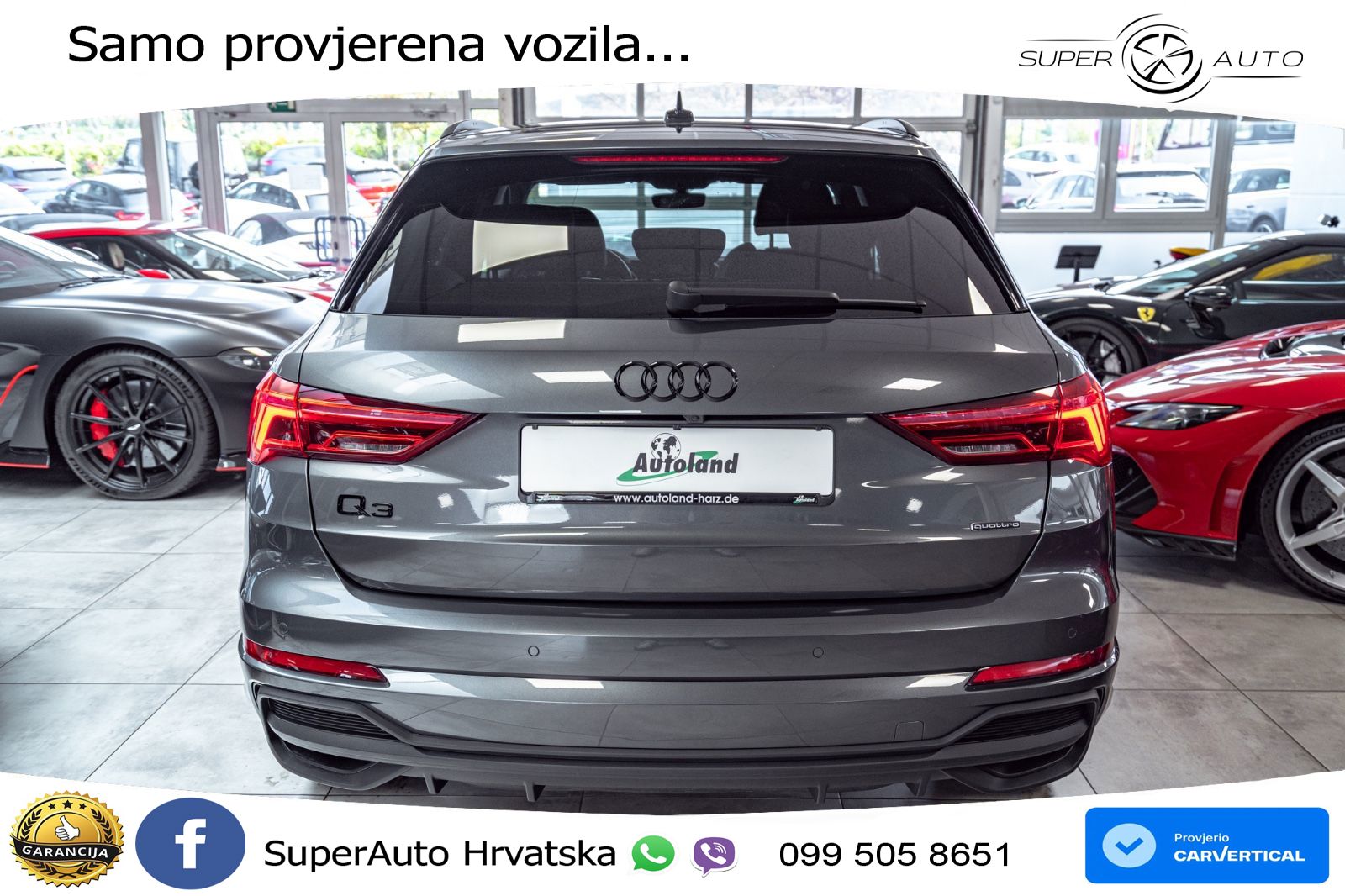 Audi Q3 40 TFSI (190 KS) quattro S tronic S line LED+GR SJED+ACC